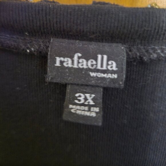 Rafaella Black Beaded Sweater in Size 3X - Picture 5 of 5
